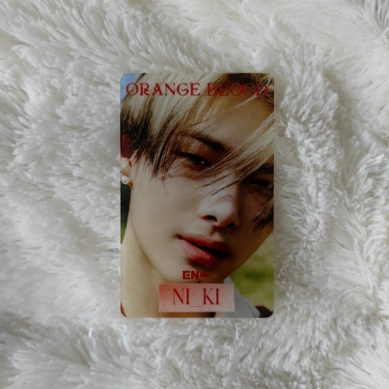 (SOLD/READ DESCRIPTION) ENHYPEN - NI-KI KMERCH POB OB อย่างเป็นทางการ POCA