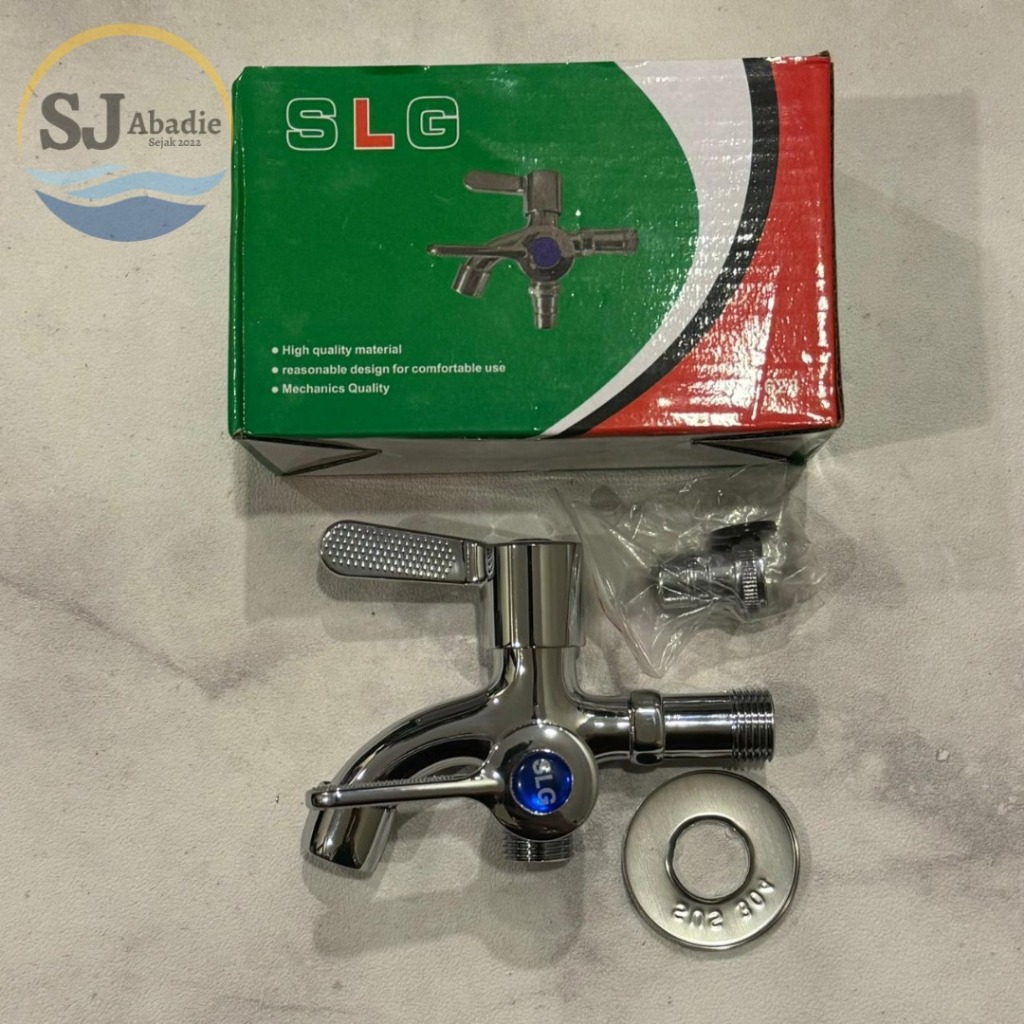 (1 ชิ้น) SLG ก๊อกน้ําติดผนังสแตนเลส YG628 1/2 นิ้ว | เอสเจ อะบาดี |