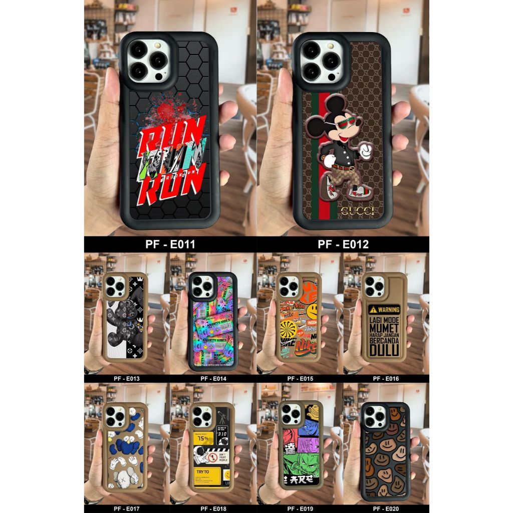 สีแดง 10 4G/10 5G/10A/10C/9A/9C/8/8A PRO/6A/5A CASE MOTIF รหัส PF E11-E20 GM ACC