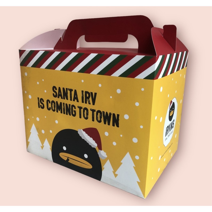 Irvins Christmas Cardboard / Box คริสต์มาสคริสต์มาส