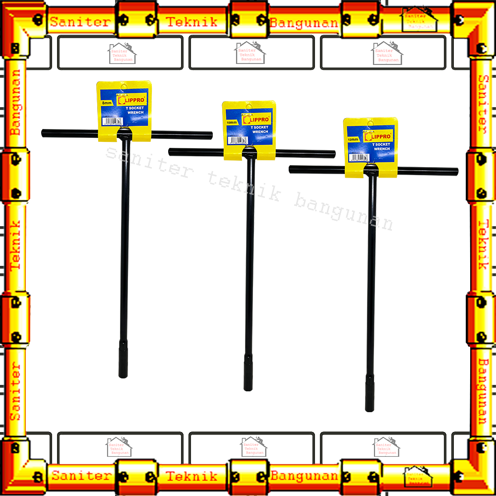 Lippro T-Socket ประแจ 8MM 10MM 12MM 14MM / Bolt Opener ประแจ T-Socket