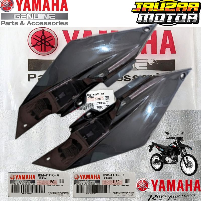 ฝาครอบด้านข้าง 5 ตัวซ้าย WR155 WR 155 สีดํา B3M-F171E-00 B3M-F171X-00 ราคาประตูข้าง ORIGINAL YAMAHA