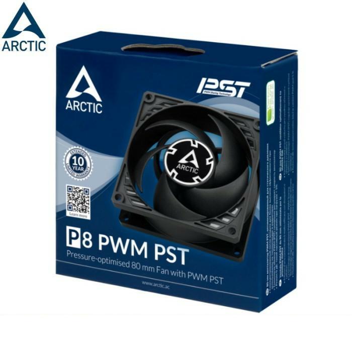 ARCTIC P8 PWM PST แพ็คเดี่ยว - พัดลม 80 มม./8 ซม. พร้อม PWM