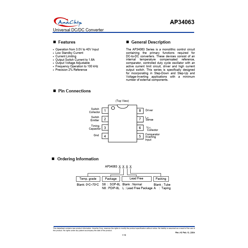 AS34063 AP34063*****