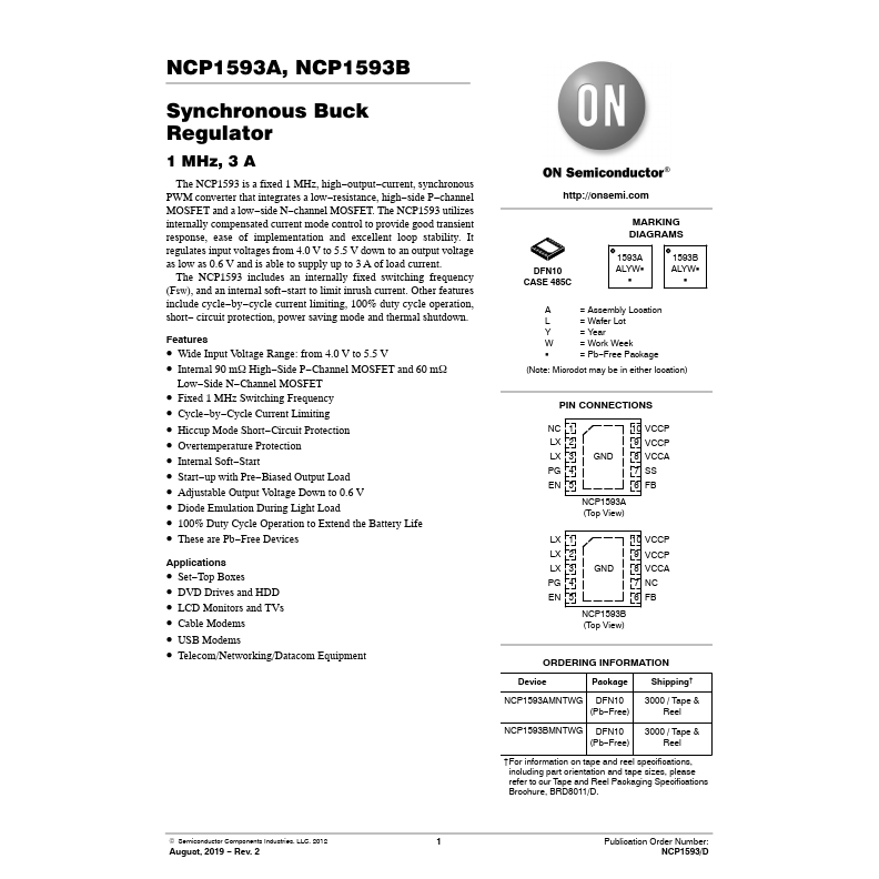 1593B NCP1593B******