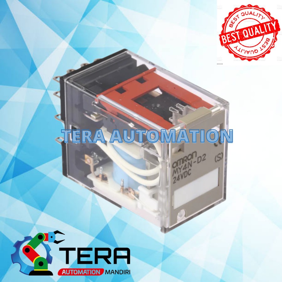 รีเลย์ Omron MY4N-D2-GS-R 24VDC เท้า 14 เปลี่ยน MY4N-D2-GS