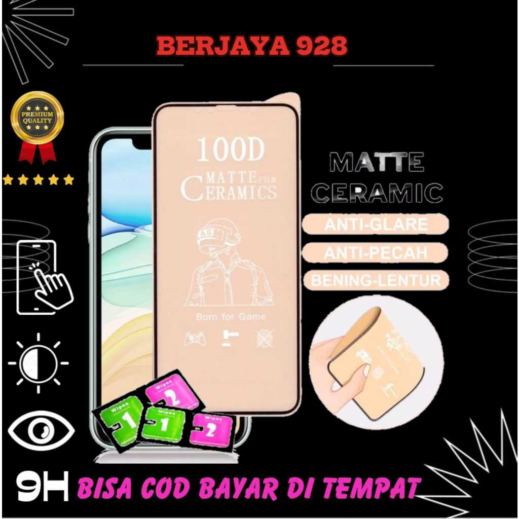 TEMPERED GLASS CERAMIC 100D/ANTIGORES REALME 6pro/7pro/8pro/X7/8/2/c1/X7 max/9/9pro/6/7i/7/8 5g/8s/3