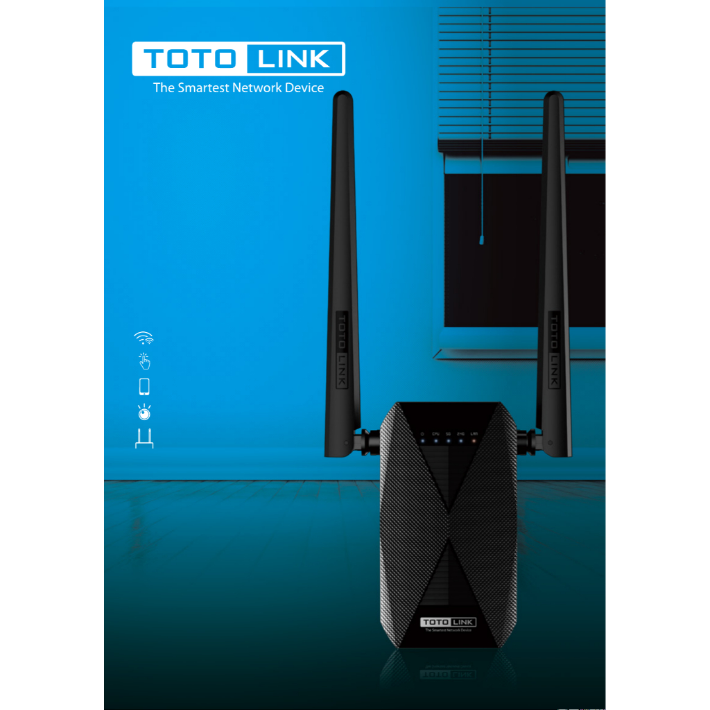 Totolink EX1200T AC1200 Dual Band Wi-fi Range Extender