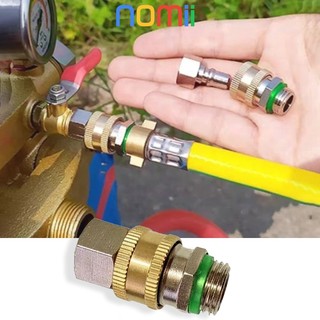 Kuningan Anti Kusut Kompresor Air Angin Drat 1/4" Swivel Joint Model Coupler Cabut M14x1.5