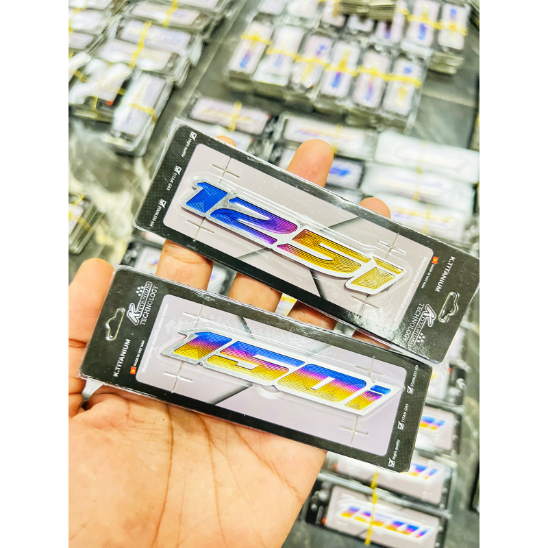 สัญลักษณ์โลโก้ Titanium CC MOTOR 125i 150i ของแท้ ราคาต่อชิ้น