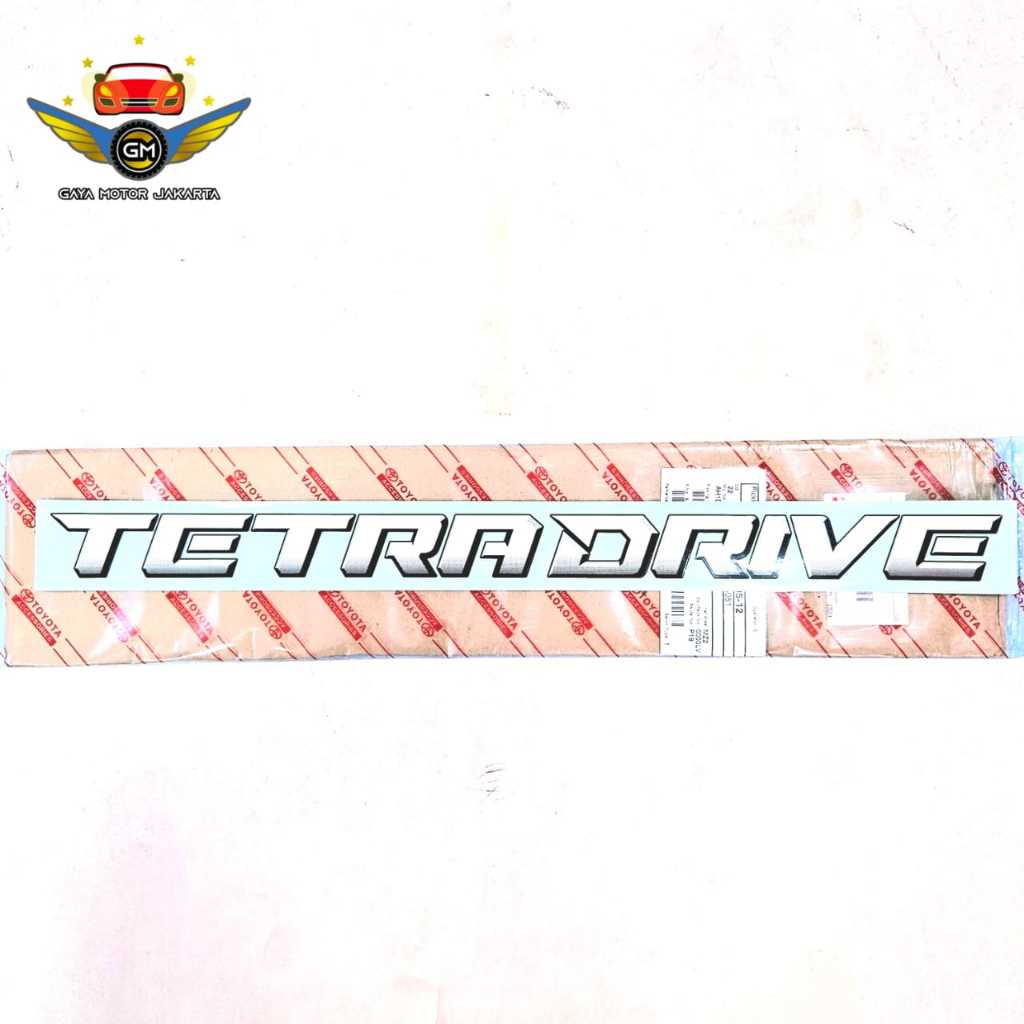 สติ๊กเกอร์ Toyota Fortuner VRZ Tetradrive ดั้งเดิม 75320-TA051