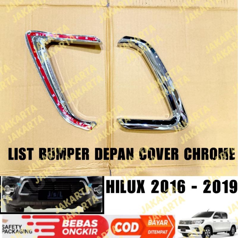 List Of Side Bumpers All New Hilux Revo 2016 2018 2019 กันชนหน้า Trim Chrome