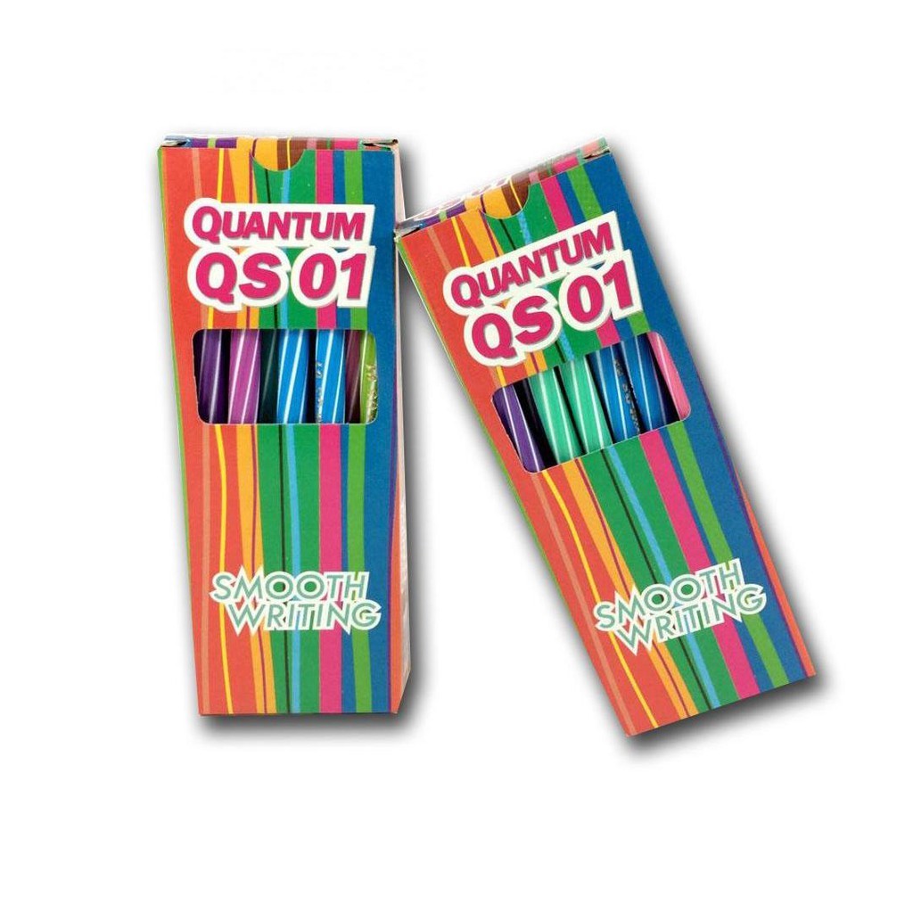 [ 1 กล่อง / 12 ชิ้น ] ปากกา Quantum Standard QS-01 QS01
