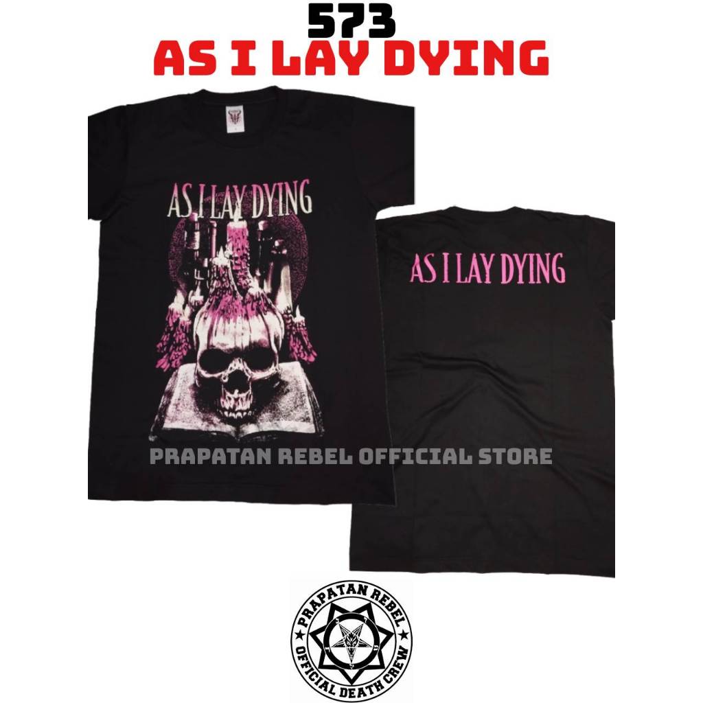 As I LAY DYING เสื้อยืดสั้น/PRAPATAN REBEL เสื้อยืดเพลง Builtup (573)