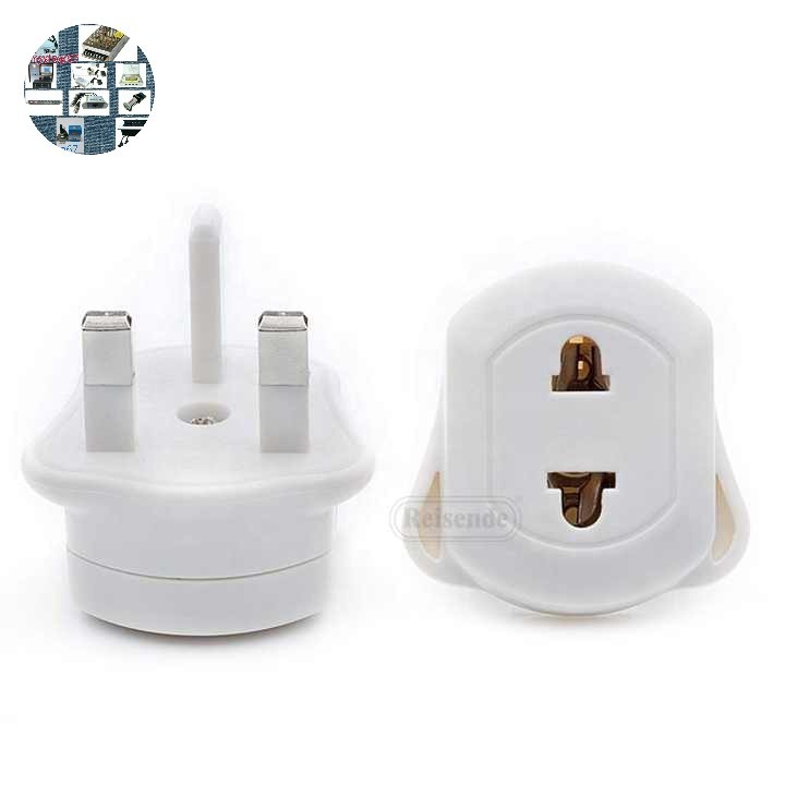 Over Plug 3 ถึง 2 พร้อมฟิวส์ UK Travel Plug Adapter EU ถึง UK