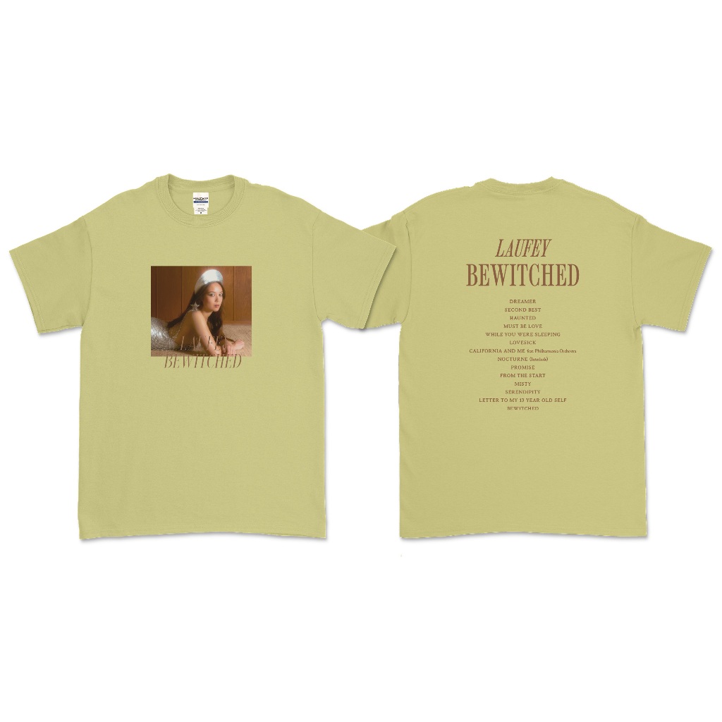LAUFEY - เสื้อยืด BEWITCHED SONGLIST (FRONT BACK)
