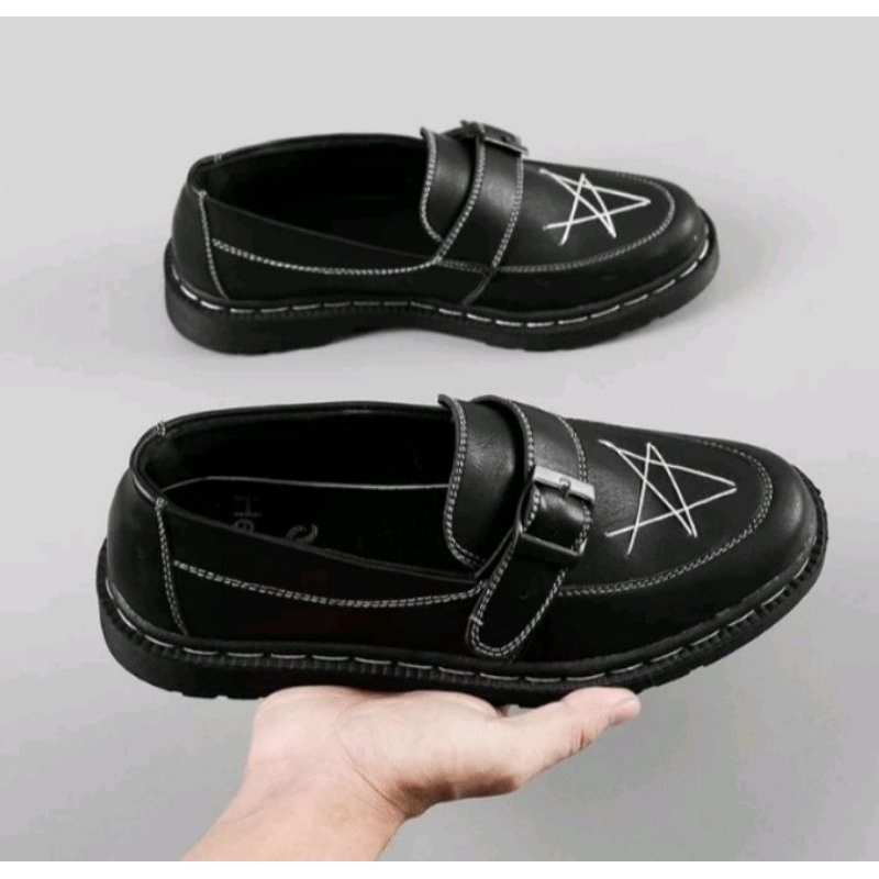 Docmart Penny Loafer รองเท้าสําหรับผู้ชายและผู้หญิง Star MOTIP รองเท้าผู้ชายและผู้หญิงล่าสุดตลอดกาล