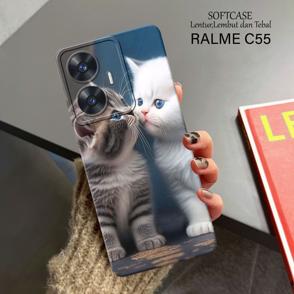 HP ล่าสุด Realme C55 2023 Soft Case - เคสแฟชั่นลายการ์ตูนน่ารัก - เคส Realme C55 ล่าสุด - เคสโทรศัพท