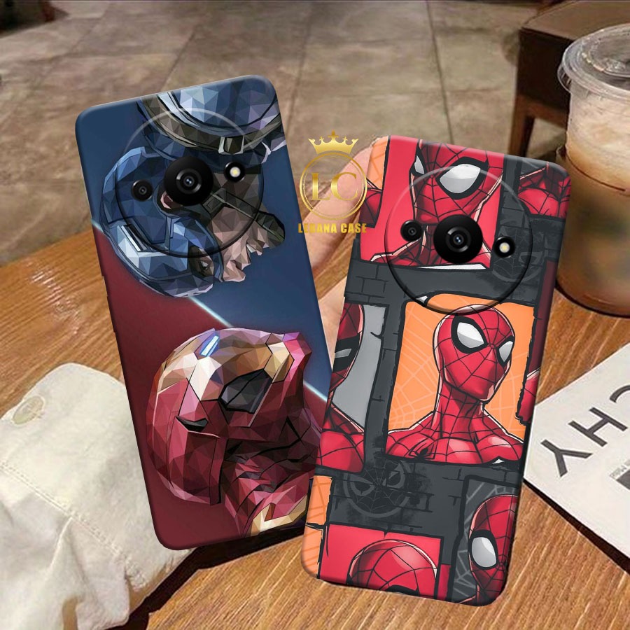 Softcase Redmi A3 2024 SUPERHERO Wallpaper Motif - เคสผู้ชาย - เคสซิลิโคน - เคสอินเทรนด์ - เคสล่าสุด