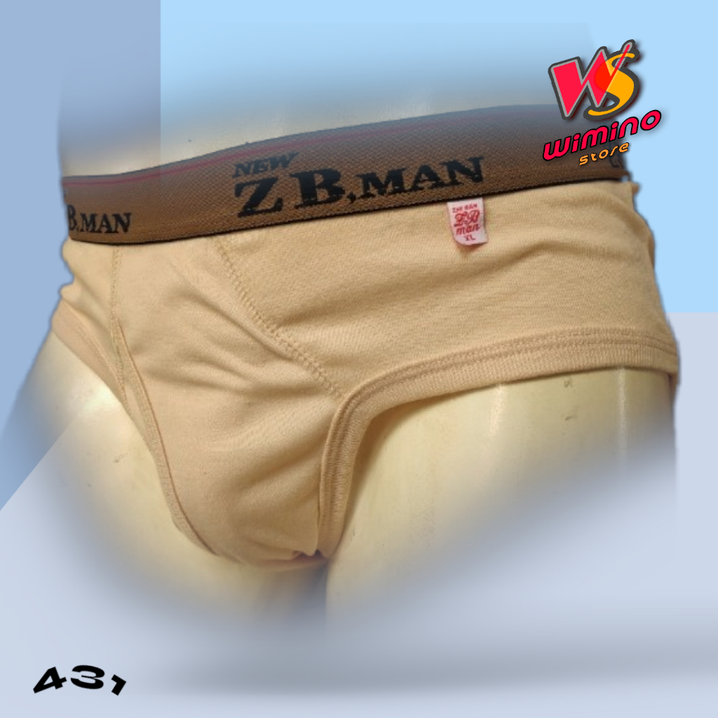 W431 (1- 3 ชิ้น) ZB Man ชุดชั้นในชายสําหรับผู้ใหญ่และวัยรุ่น, ผู้ใหญ่ชาย Cd ขนาด M - 4L