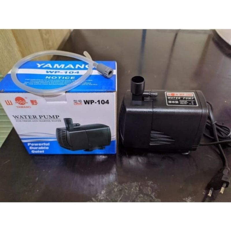 Mesin Yamano Aquarium Pump WP-104 WP 104 Hydroponic Pond Submersible Water Pump Machine