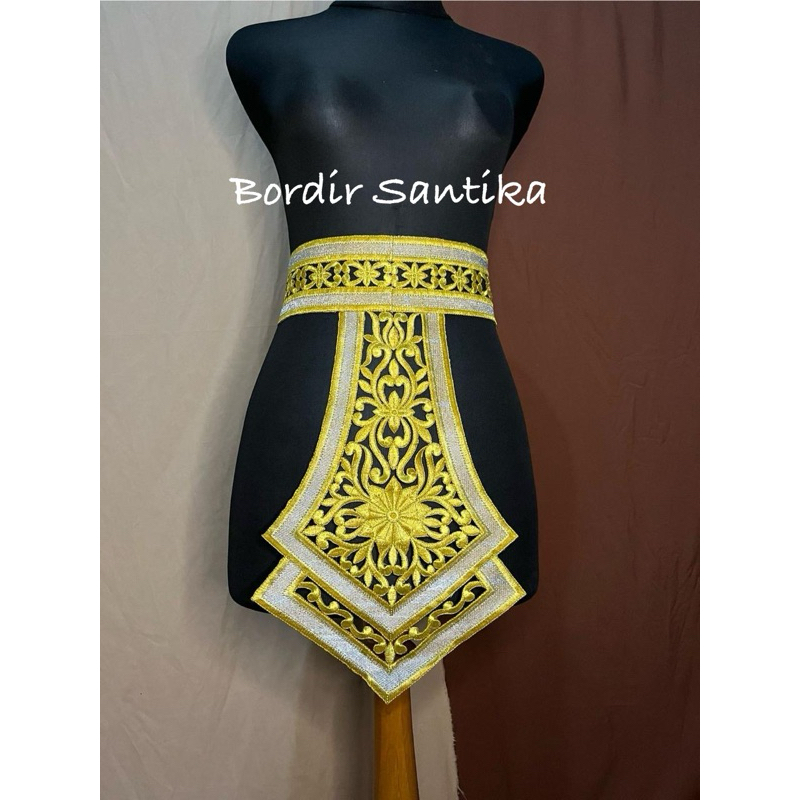 2nd Tongue Dance Belt เย็บปักถักร้อยลูกไม้