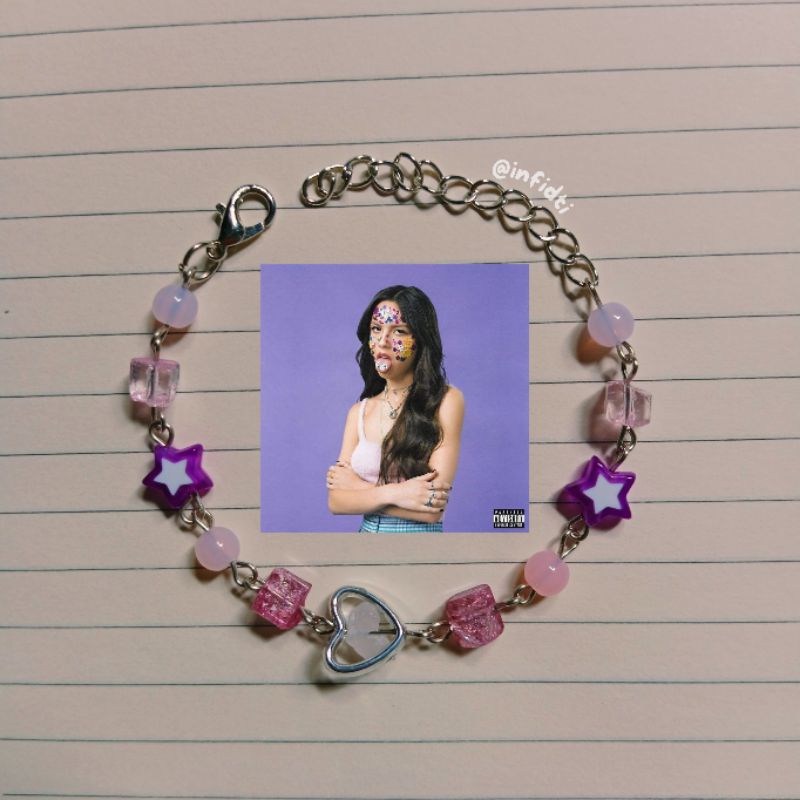 OLIVIA RODRIGO BRACELET | ซง สร้อยข้อมือ | สร้อยข้อมือลูกปัด | ซง สร้อยข้อมือ | ความงามความงาม