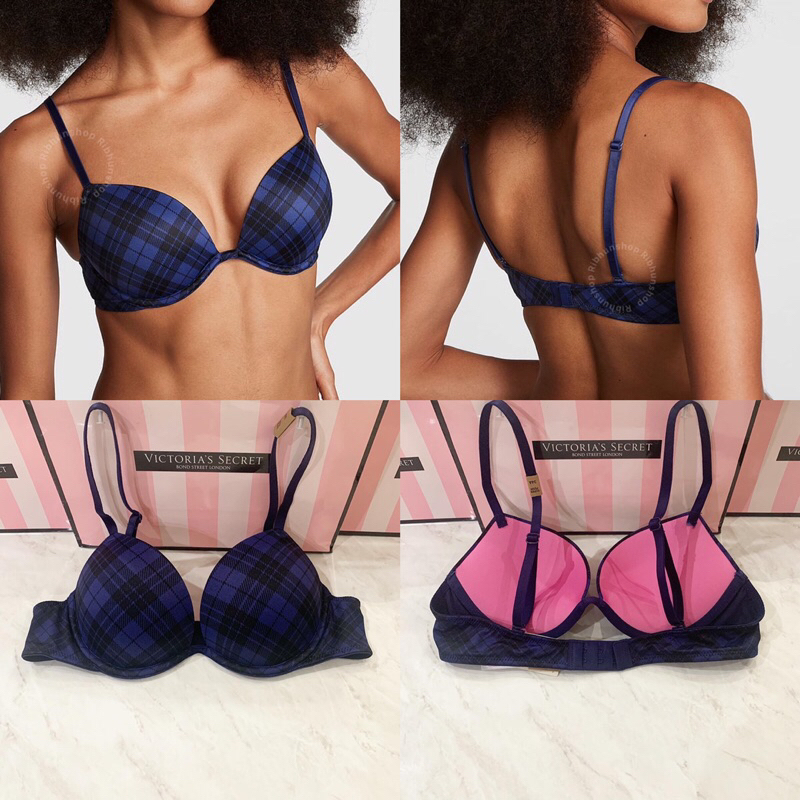 สีชมพู By VS Original Wear Everywhere Super Push Up Bra Size 34A 34B 36DD 11202805