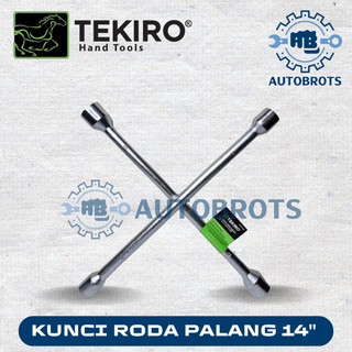 TEKIRO Kunci Roda Palang 4 / 17-23mm 14 Inch / 4 Way Cross Wrench 14"