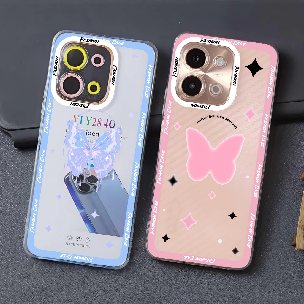 Vivo Y28 4G Clear Softcase - เคส Vivo Y28 5G - Softcase Clear Case Fashion Case [HH-698]