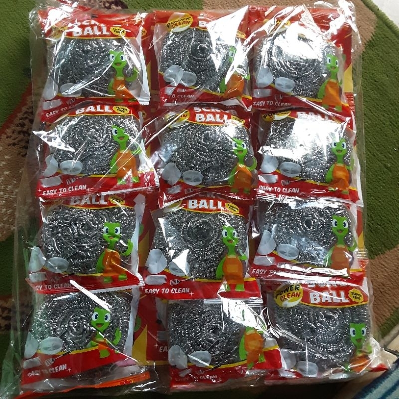 สครับบอล TT88 JUMBO | ขัดลวดสแตนเลส 12 ชิ้น