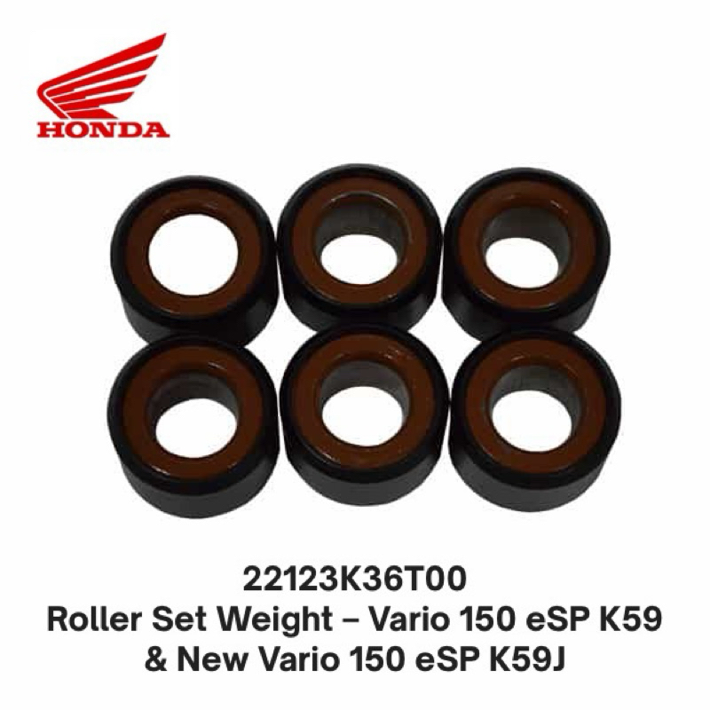 22123K36T00 ชุดลูกกลิ้งน้ําหนัก – Vario 150 eSP K59 & New Vario 150 eSP K59J