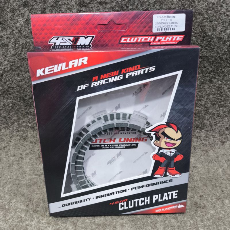 จานคลัทช์ 4S1M คาร์บอน KEVLAR KLX 150 ต้นฉบับ 4S1M