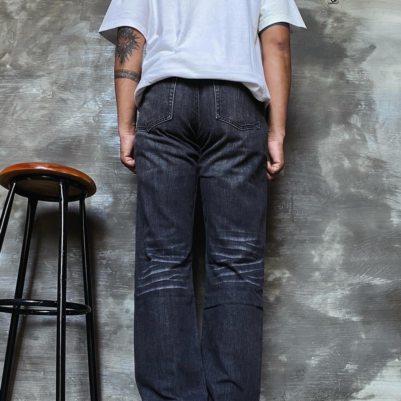 LATIV JANS BLACK GREY STRAIGHT