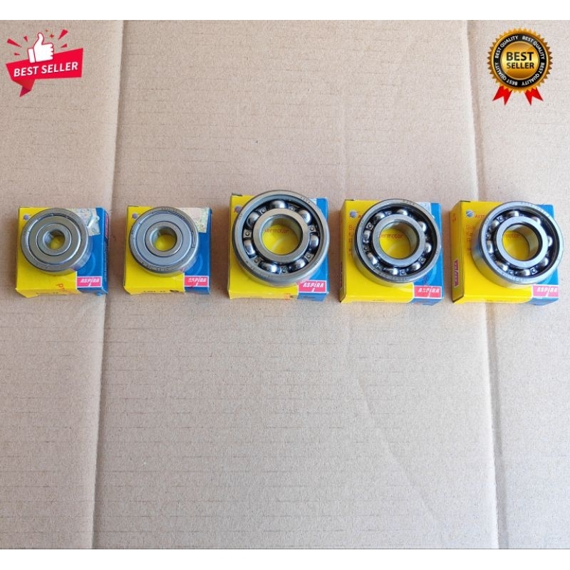 แบริ่ง Klker แบริ่งแบริ่ง Aspira 6300 6301 2Z 6304 6204 6204 HN3C3 คุณภาพดี