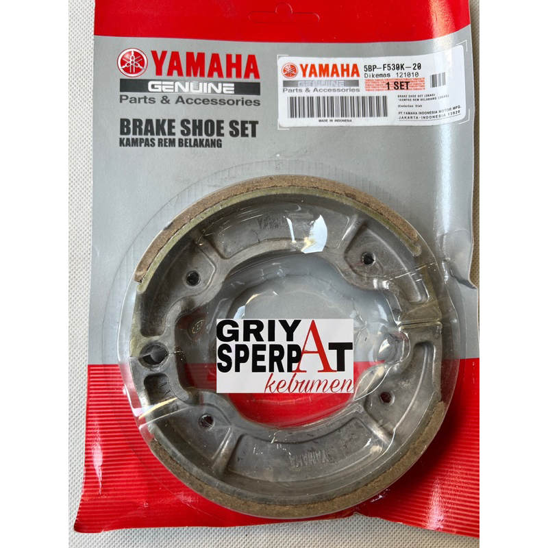 5BP-F530K-20 ผ้าเบรกด้านหลังสําหรับ RX KINF และ SCORPIO