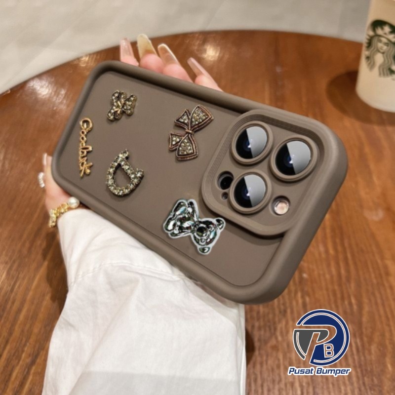 GC76 SOFTCASE SILICON ROSE SHOCKPROOF 3D AESTHETIC VINTAGE สําหรับ REALME 8i C21 15 PRO NOTE 70 C71 