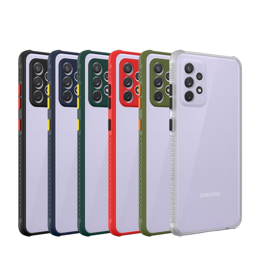 Samsung A52 Samsung A52S Michelin Miqilin Case Softcase Crystal Color + Protect Camera Case Samsung 