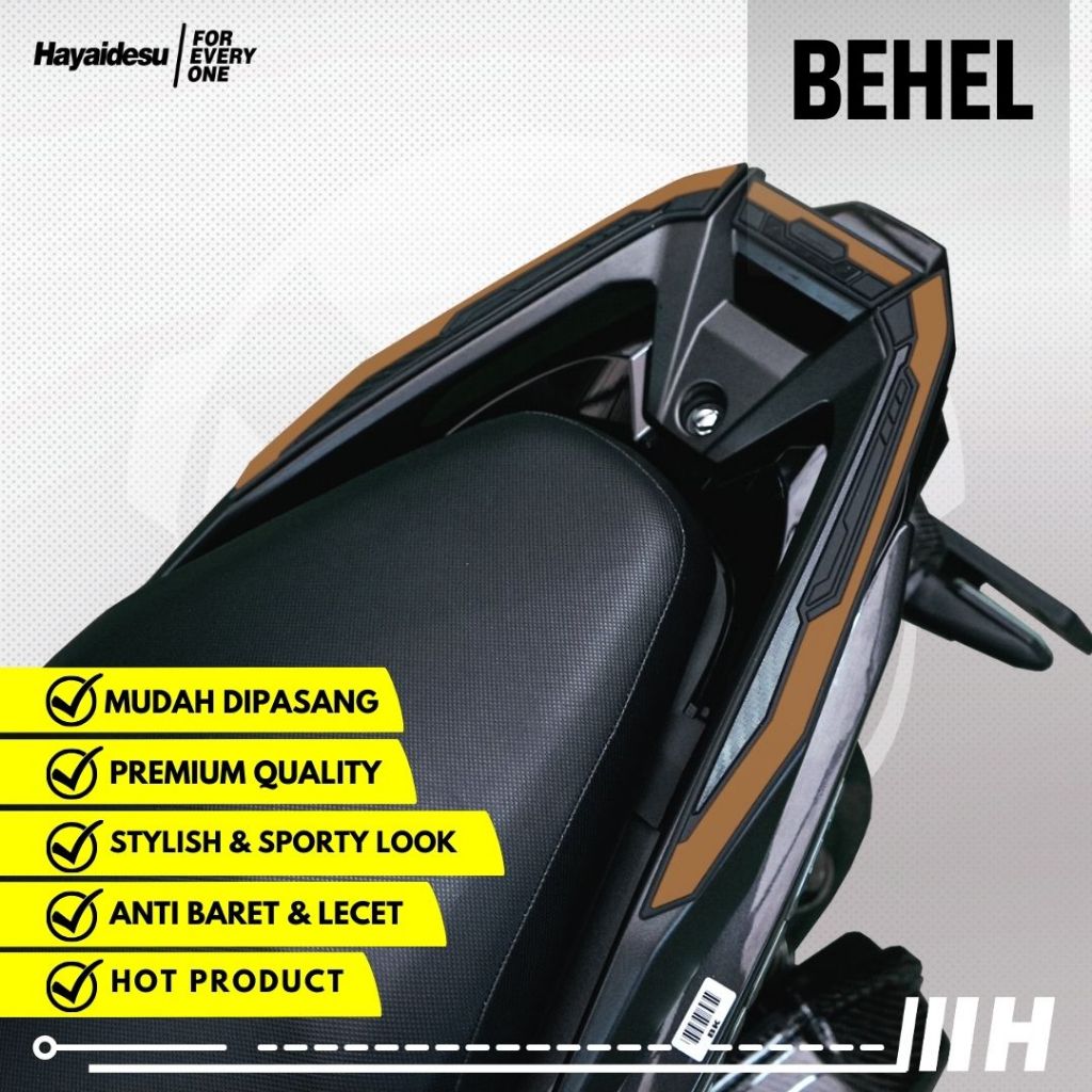 Hayidesu Vario FI / Click 160 Behel Pillion Grip Body Protector Cover