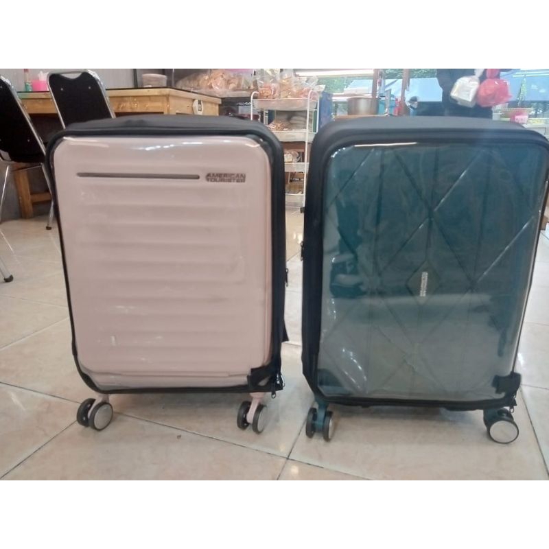 ผ้าคลุมกระเป๋าเดินทางตัวป้องกันกระเป๋าเดินทางสําหรับ AMERICAN TOURISTER FRONTEC ยี่ห้อและประเภทอื่นๆ สมบูรณ์ทุกขนาด