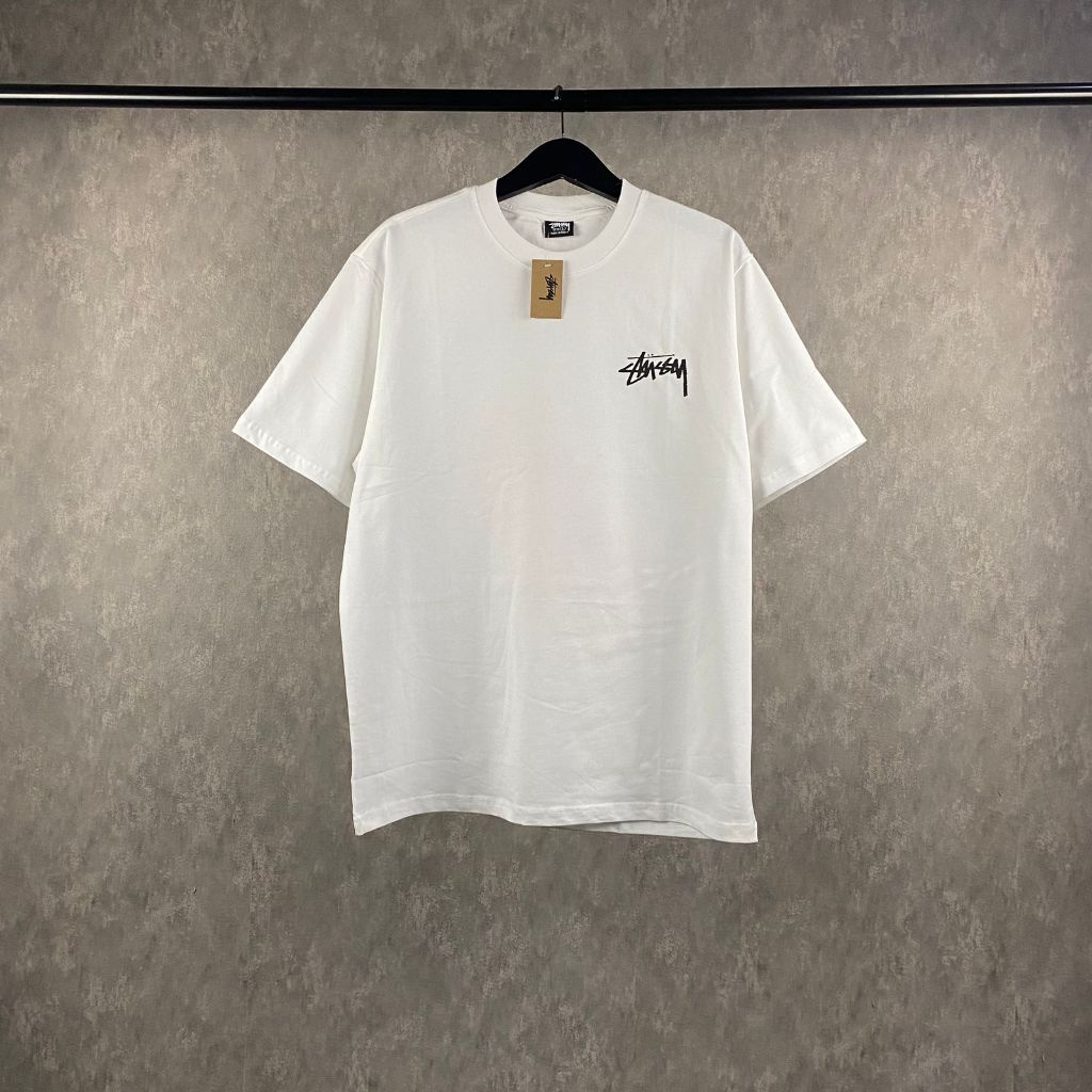 เสื้อยืด Stussy คุณภาพสูง/stussy 8 ball pigment/ย้อมขาว tee/คุณภาพ vvip