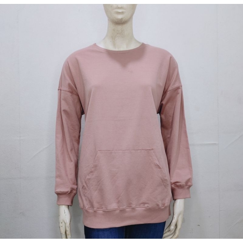 เสื้อกันหนาวยีนส์ผู้หญิง โลโก้ พี95143