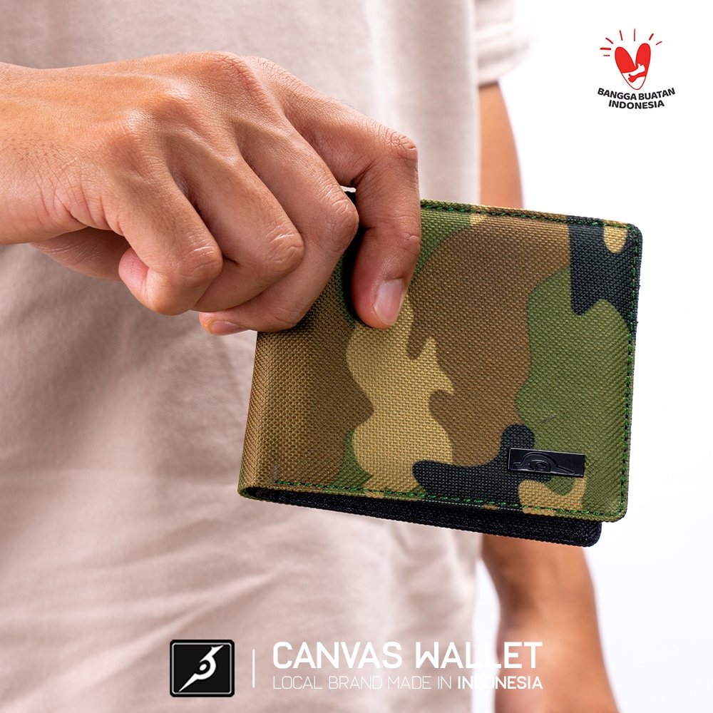 Jfr Taraka Wallet - กระเป๋าสตางค์ผ้าใบผู้ชาย JP53