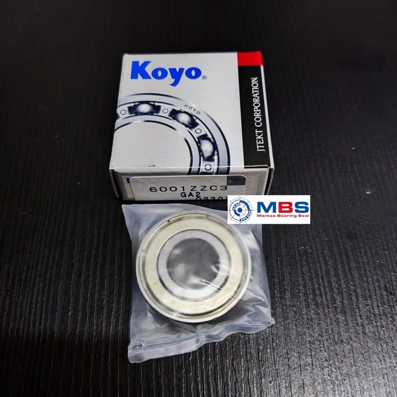 BEARING 6001 ZZ C3 KOYO BRAND ORIGINAL JAPAN 6001 ZZZC3 6001ZZC3