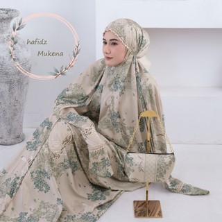Hafidzmukena Mukenah Terusan Dewasa Terbaru Armany silk Premium Renda Mewah Jumbo Motif Bunga Cantik