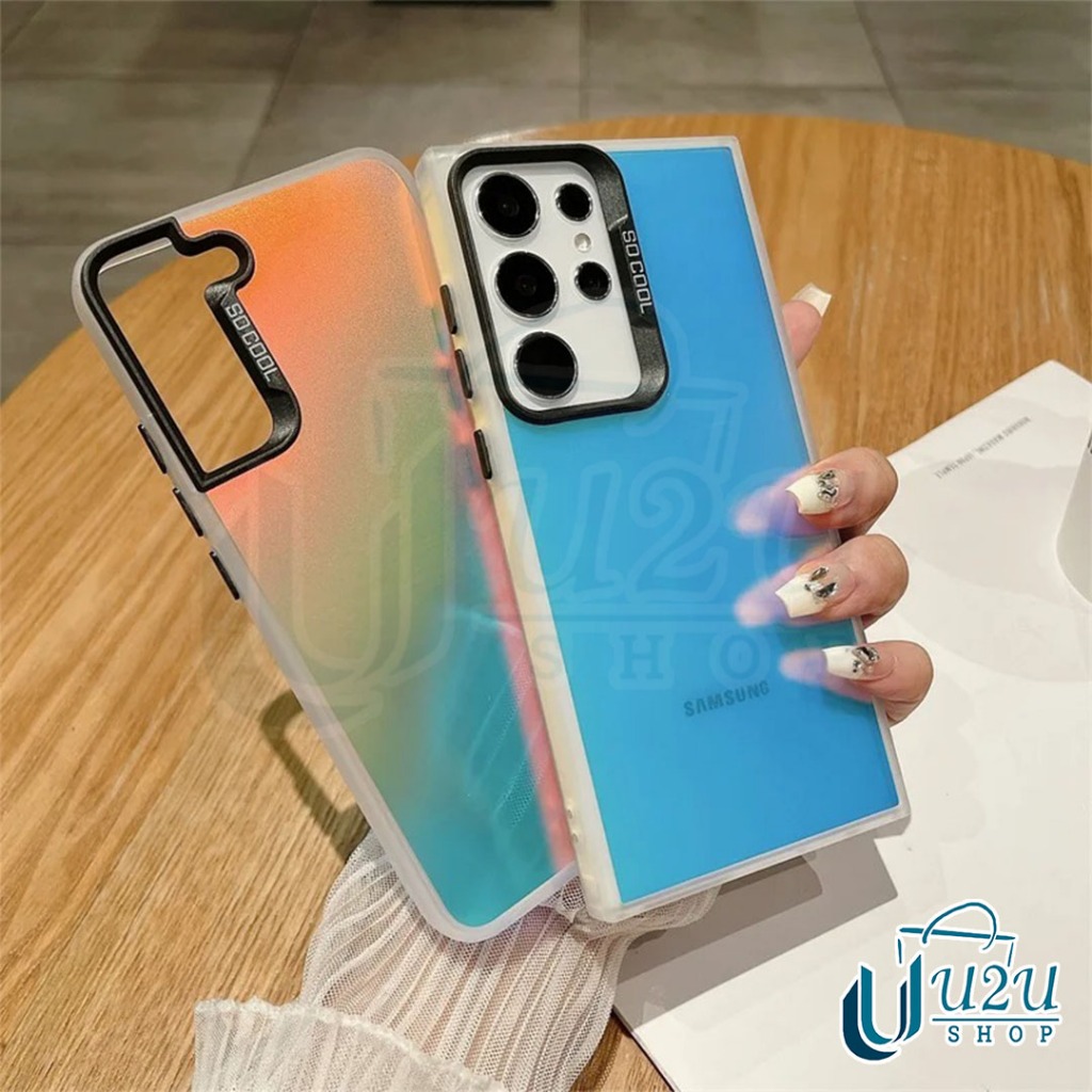 IMD Silver Aurora Hard PC Case Oppo A6 A6 Pro A6x A3X A3 Pro A15 A15s A16 A16s A16e A16k A17 A31 A38