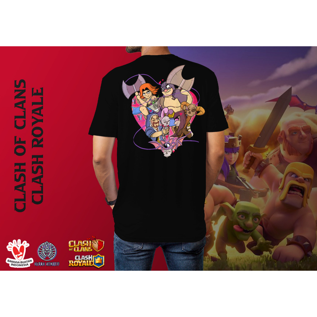 เสื้อยืด Clans Clash Royale The Wizard