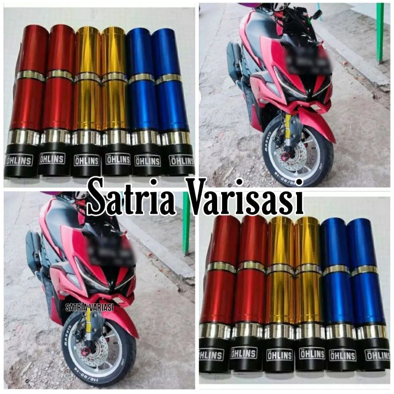 ฝาครอบโช้ค Yamaha Aerox 155 เก่า และ Aerox 155 ใหม่