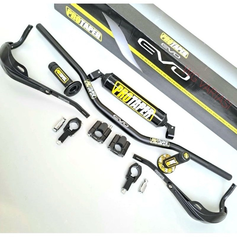 Fatbar evo แพ็คเกจแฮนด์ชนิดต่ํา Plus Raiser Set Leaf Bone Handguard Set Handgrip Klx Crf Wr Vixion ฯลฯ
