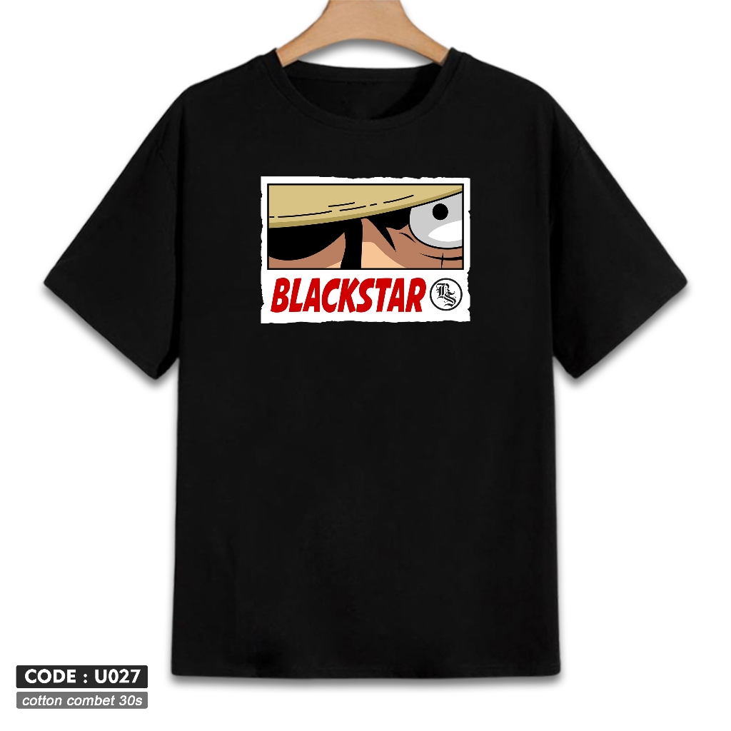 Hitam Blackstar Clothing Company เสื้อยืด Blackstar Logo U027